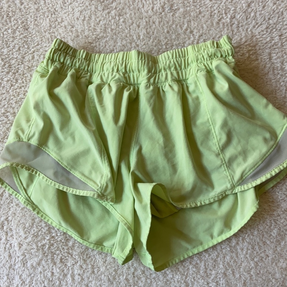 Neon lululemon shorts